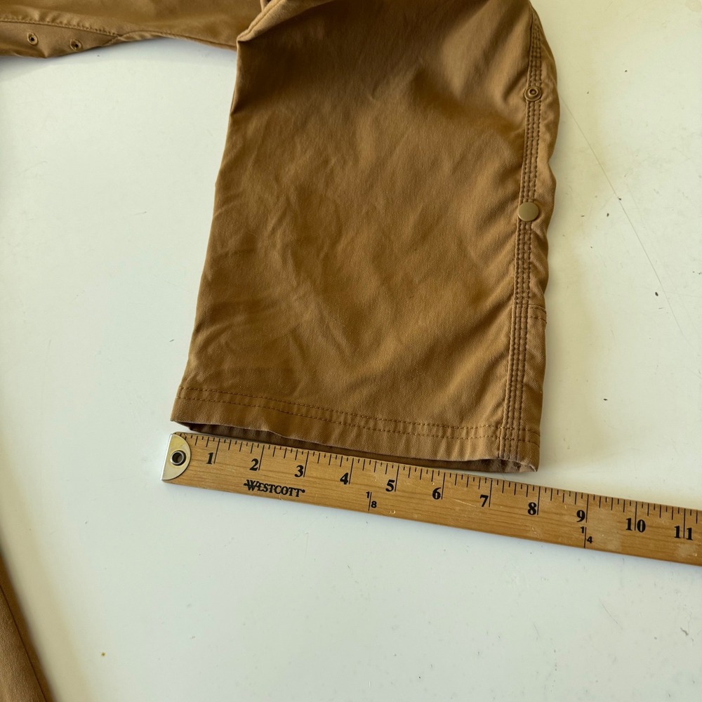 Prana Stretch Zion Hiking Pants Mens 31 x 34 Brown Nylon Cargo Outdoor M4ST34118 - Picture 10 of 11